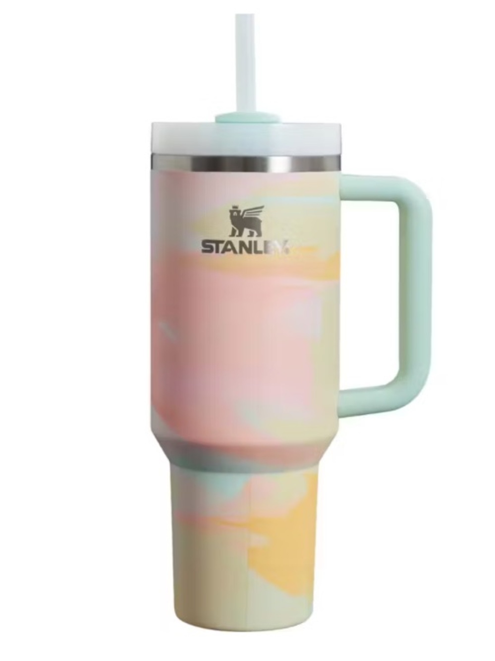 Stanley 40oz FlowState Quencher Tumbler rare Warm Serene Brushstroke rare collab - Picture 2 of 6
